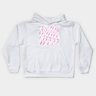 Pink and white Kids Hoodie